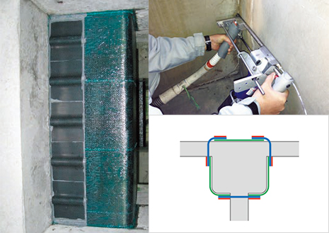 CFRP波形定着工法