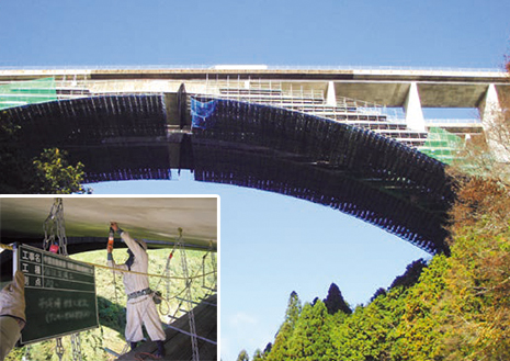 補強・補修用吊足場