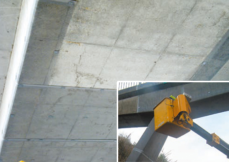 剥落防止対策工(スマートメッシュ)