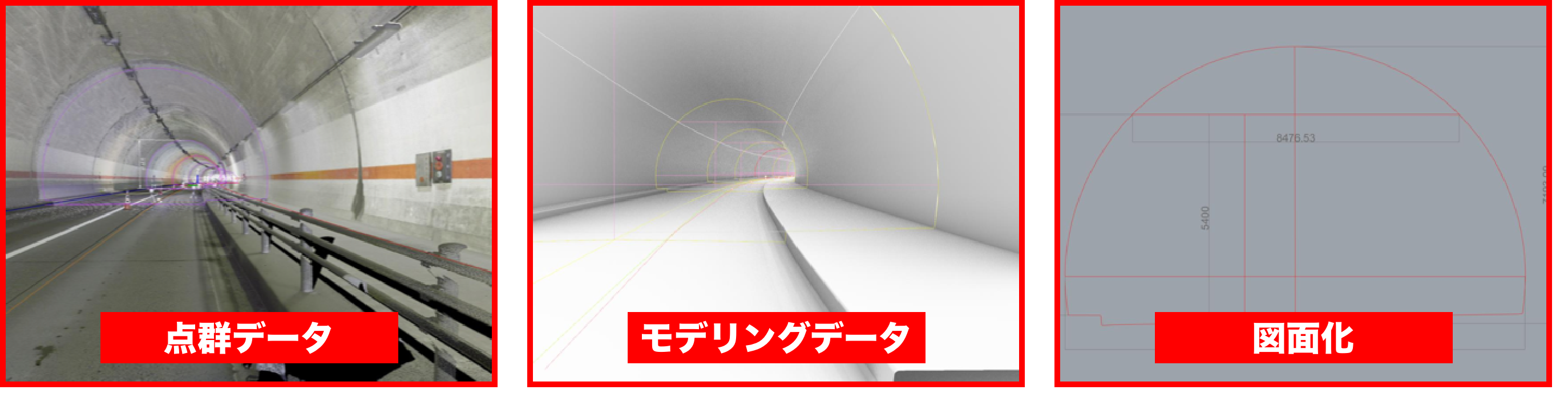 Bridge/橋梁　点群データ　モデリングデータ　図面化